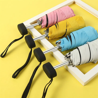 Mini Five Folded Collapsible Auto Open Umbrella