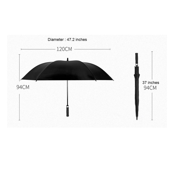 Long Large Automatic Open Golf Windproof Umbrella