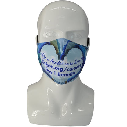 RUSH 3-Layer Face Mask w/Full Color Sublimation