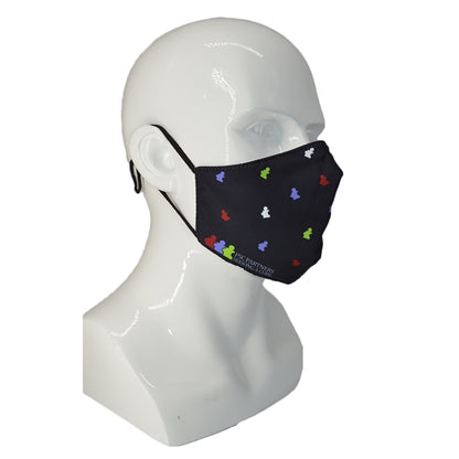 5 Layer Full Color Face Mask w/ Adjustable Ear Loop