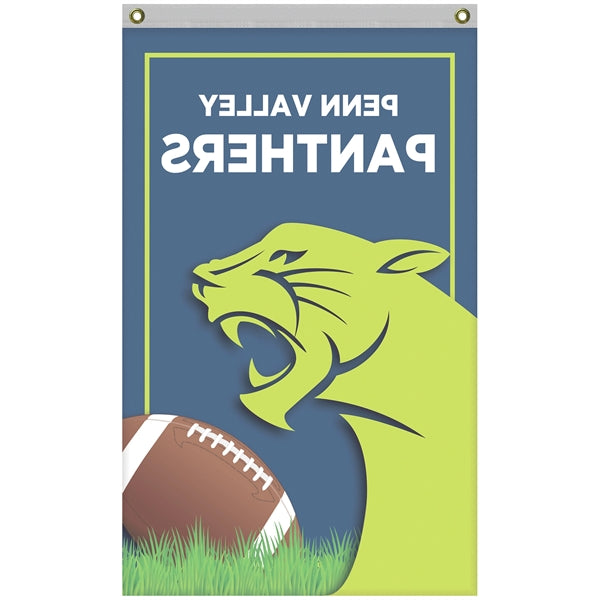 2.5' x 4' Standard Single Reverse Polyester Vertical Banners