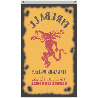 3' x 5' Standard Single Reverse Polyester Vertical Banners