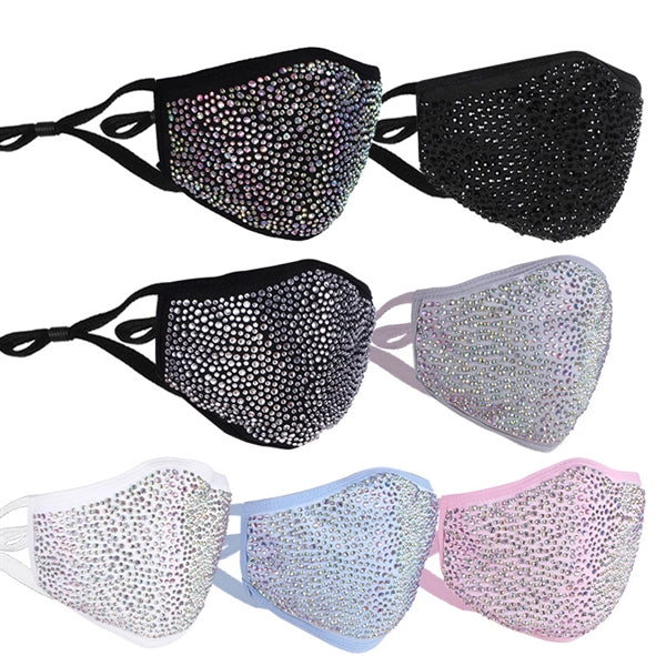 3D diamond cotton mask