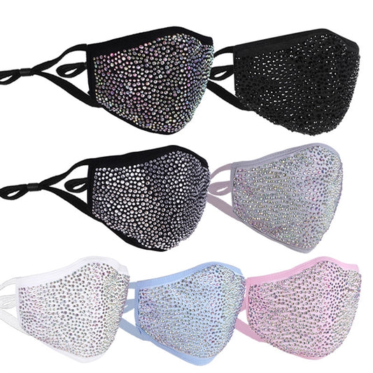3D diamond cotton mask