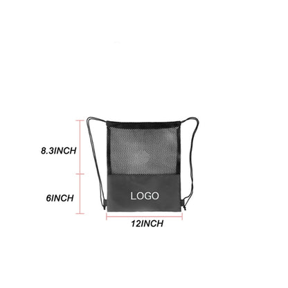 Stitched drawstring backpack