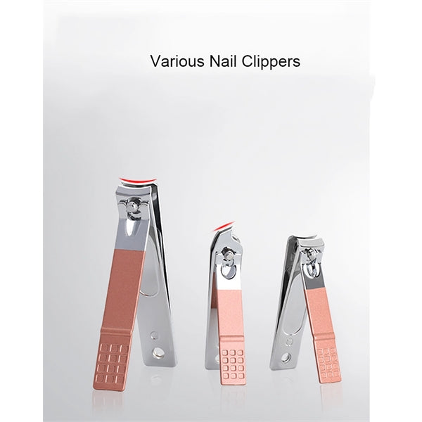 Professional Manicure Cute Pink Nail Clippers Set of 18 Pcs