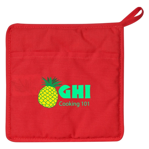 Quilted Cotton Canvas Pot Holder