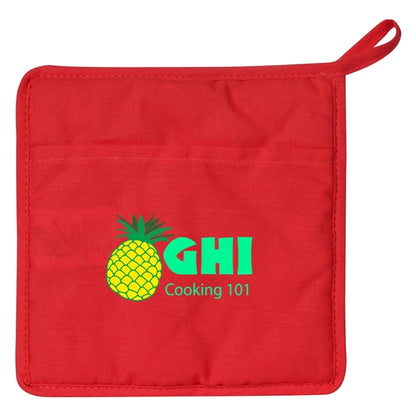 Quilted Cotton Canvas Pot Holder