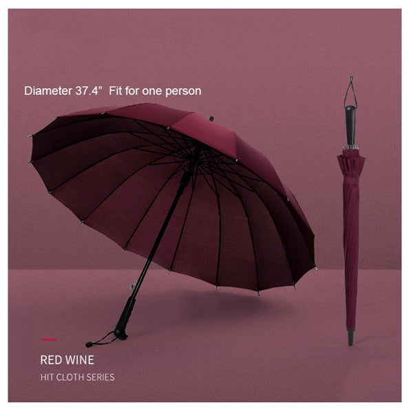 Advertising Rainbow Color Raining 16 Ribs Golf Umbrella