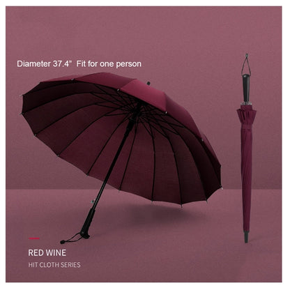 Advertising Rainbow Color Raining 16 Ribs Golf Umbrella