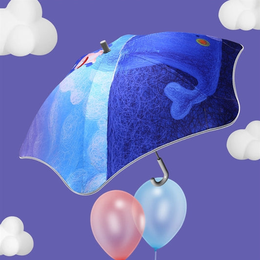 Children's Reflective Cartoon Raining UV Umbrella