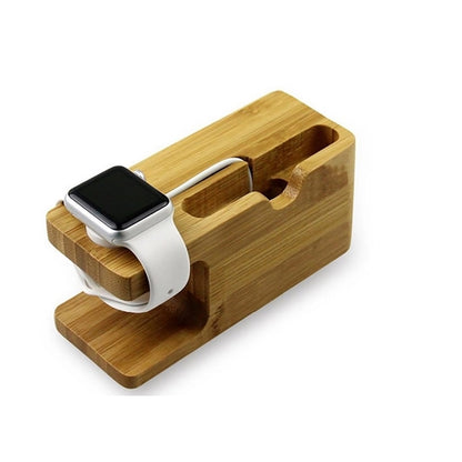 Wooden phone holder, watch holder