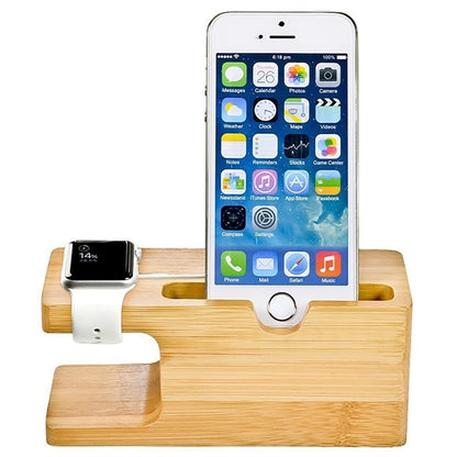 Wooden phone holder, watch holder