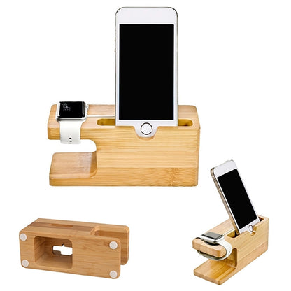 Wooden phone holder, watch holder