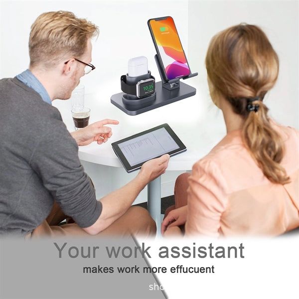 3-in-1 Desktop Wireless Charging Stand for Phone