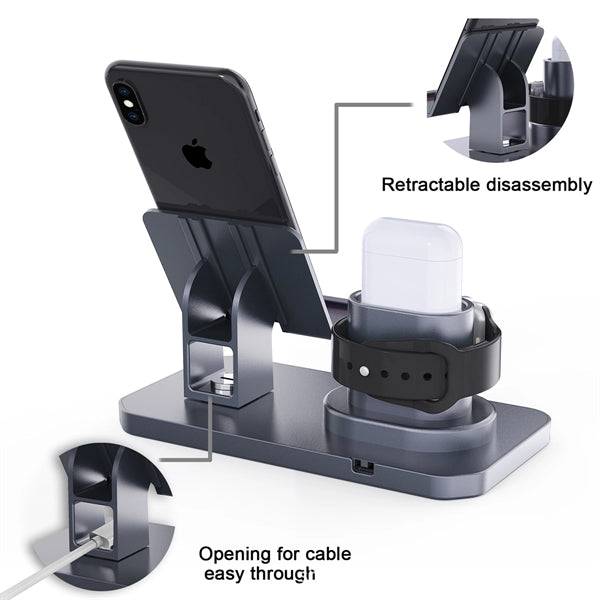 3-in-1 Desktop Wireless Charging Stand for Phone