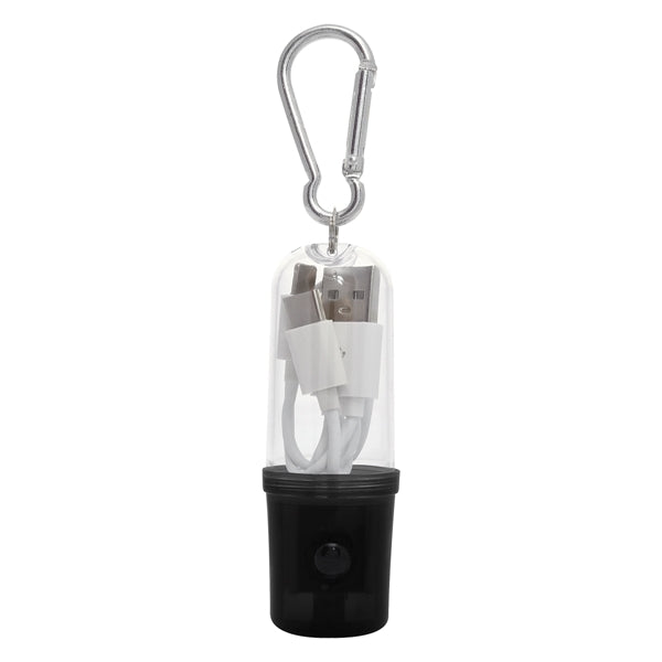 3-In-1 Charging Cable With Flashlight Case