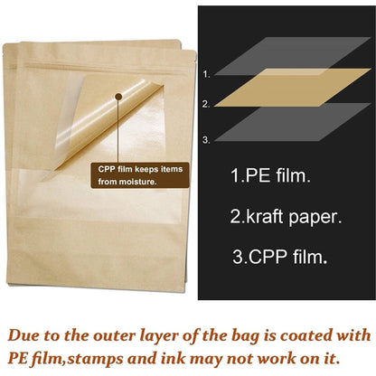 Stand Up Pouch Bags,  Kraft Pouch with  Matte Wind