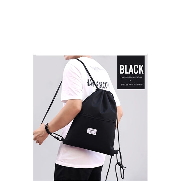 Drawstring Backpack Gym drawstring Bag Sports for Men Women