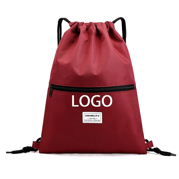 Drawstring Backpack Gym drawstring Bag Sports for Men Women