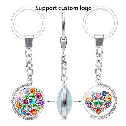 Time Gemstone Keychain Key Ring Jewelry  Lovers Gift