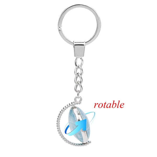 Time Gemstone Keychain Key Ring Jewelry  Lovers Gift