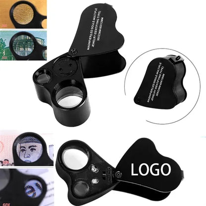LED Illuminated Metal Loupe 30X 60X