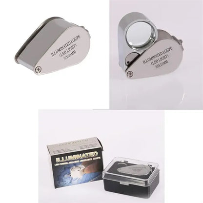 LED Illuminated Loupe 30X