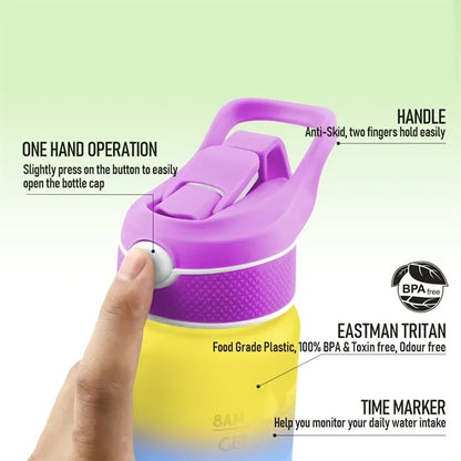 34OZ Bounce Straw Sports Cup Plastic Cup