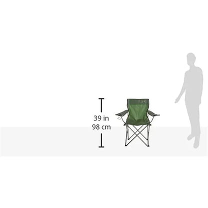 Quik Portable Folding Chair with Arm Rest Cup Holder