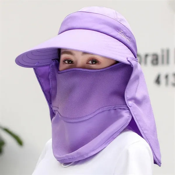 Summer Outdoor Sun Protection Fishing Cap Neck Face Flap Hat
