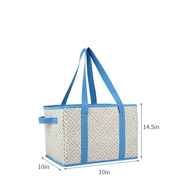Foldable Pop Up Storage Canvas Tote Bag