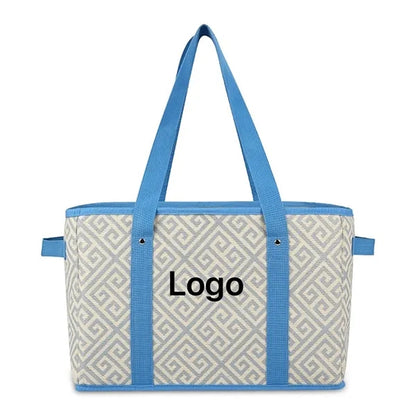 Foldable Pop Up Storage Canvas Tote Bag