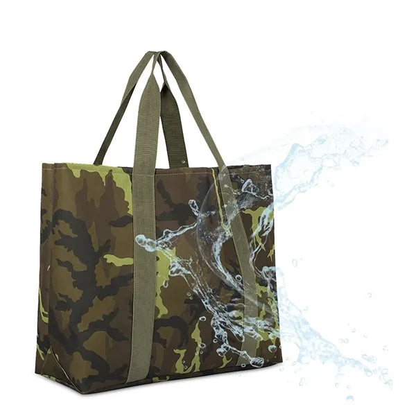 Camouflage Foldable Pop Up Storage Canvas Tote Bag
