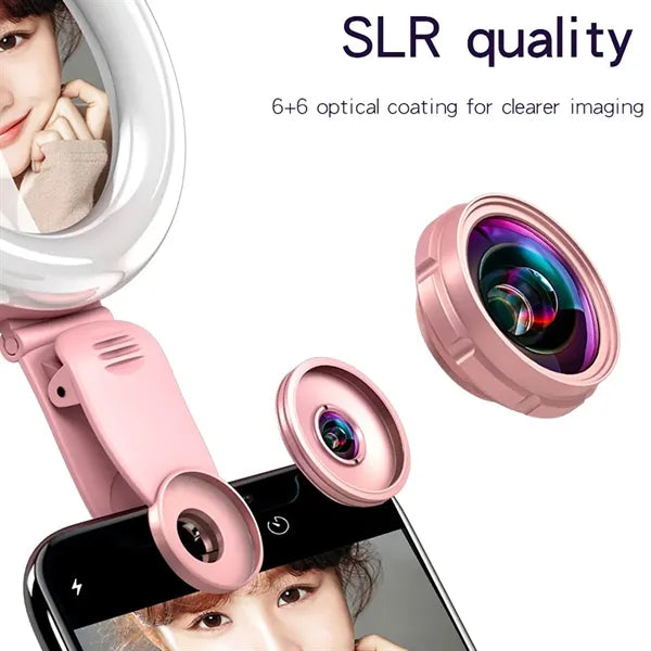 Mobil phone Selfie Ring Light with camera