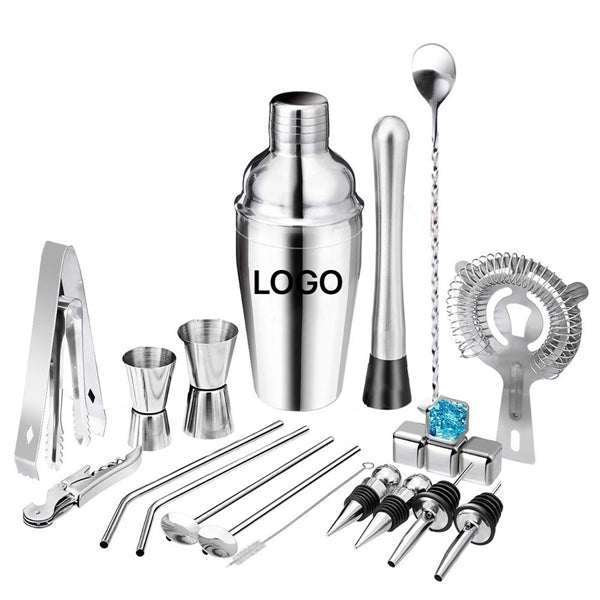 24 oz bar cocktail shaker set