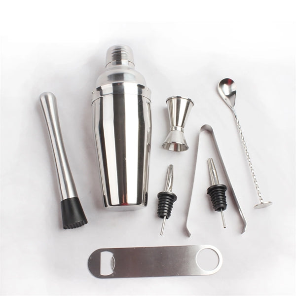 18oz Stainless Steel Bartender Kit Cocktail Set 8 Pieces