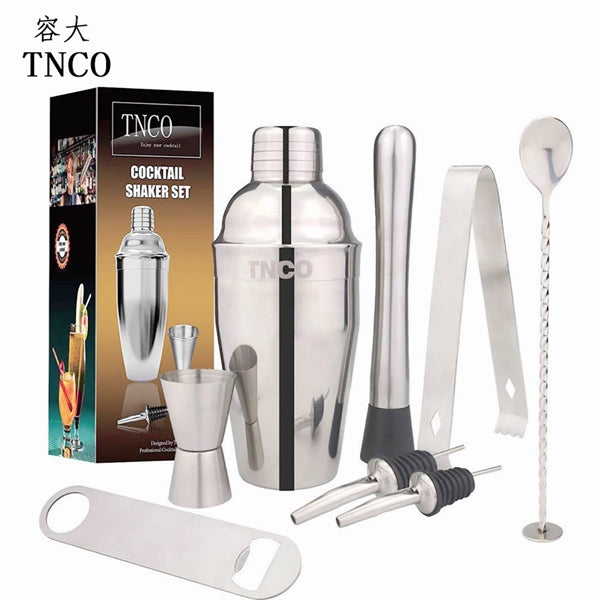 18oz Stainless Steel Bartender Kit Cocktail Set 8 Pieces
