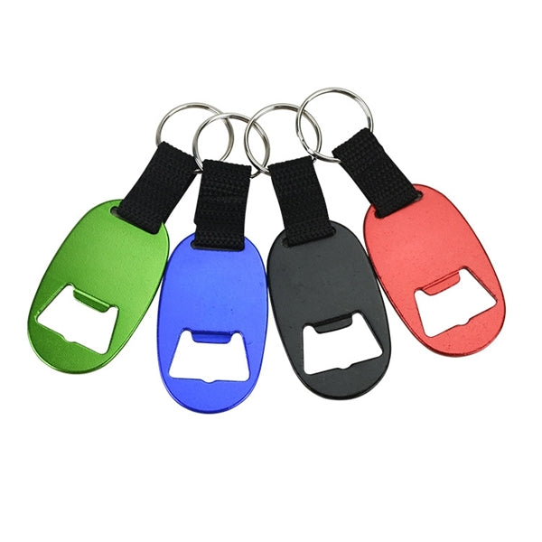 Bottle Opener  With Strap Key Ring