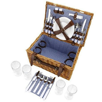Picnic Basket Set 4 Person Picnic-Hamper