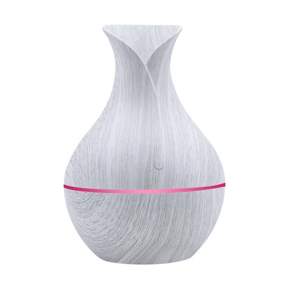 Humidifier Essential Oil Diffuser Wood Grain 7Color Changing