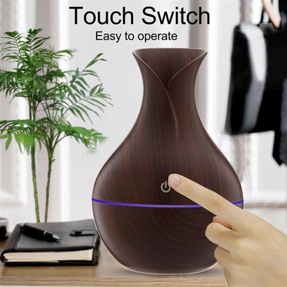 Humidifier Essential Oil Diffuser Wood Grain 7Color Changing
