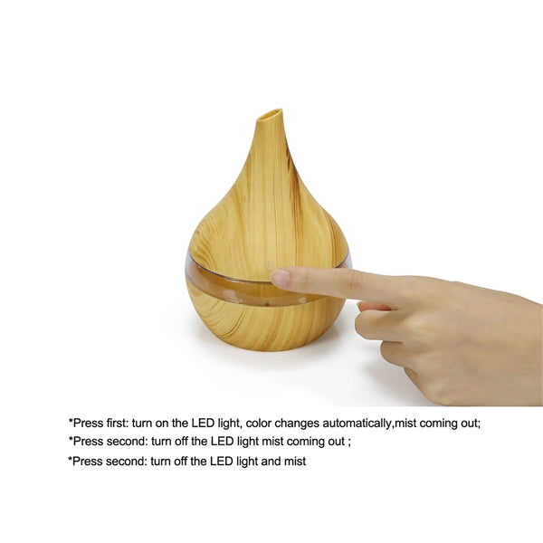 Small humidifier, 300ML Wood Grain humidifiers
