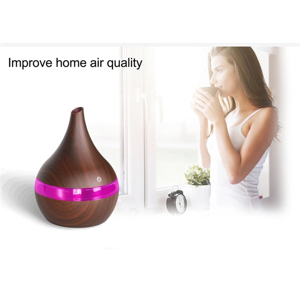Small humidifier, 300ML Wood Grain humidifiers