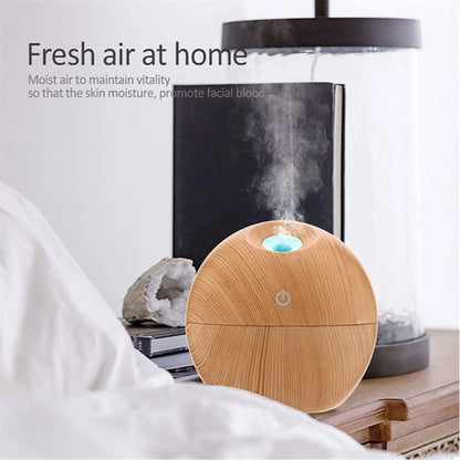 Round wood grain humidifier