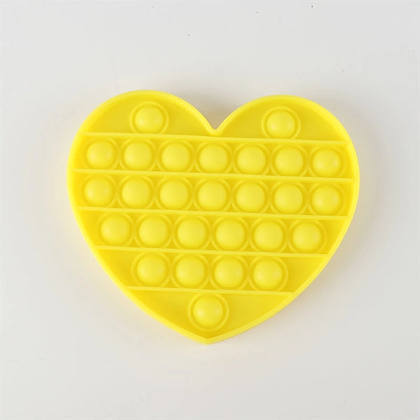 Heart shape Push Pop Bubble Fidget Sensory Toy
