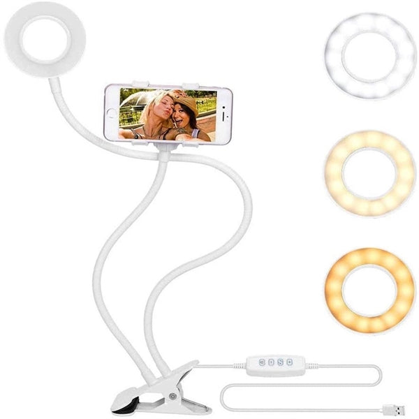 3.5" Desktop Selfie Ring Light with Stand