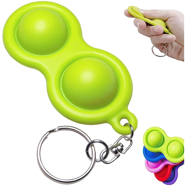 Fidget Simple Dimple Toy Keychain