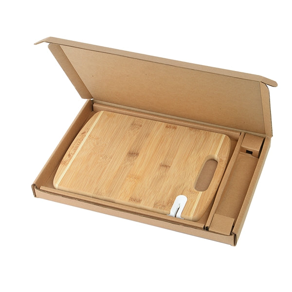 Bamboo Sharpen-It Cutting Board With Gift Box