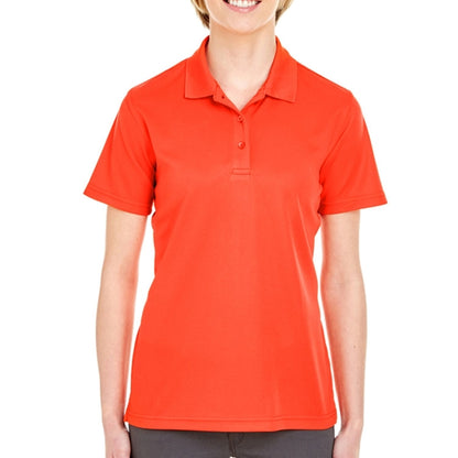UltraClub 4.4 oz. 100% Polyester Mesh Pique Ladies' Polo